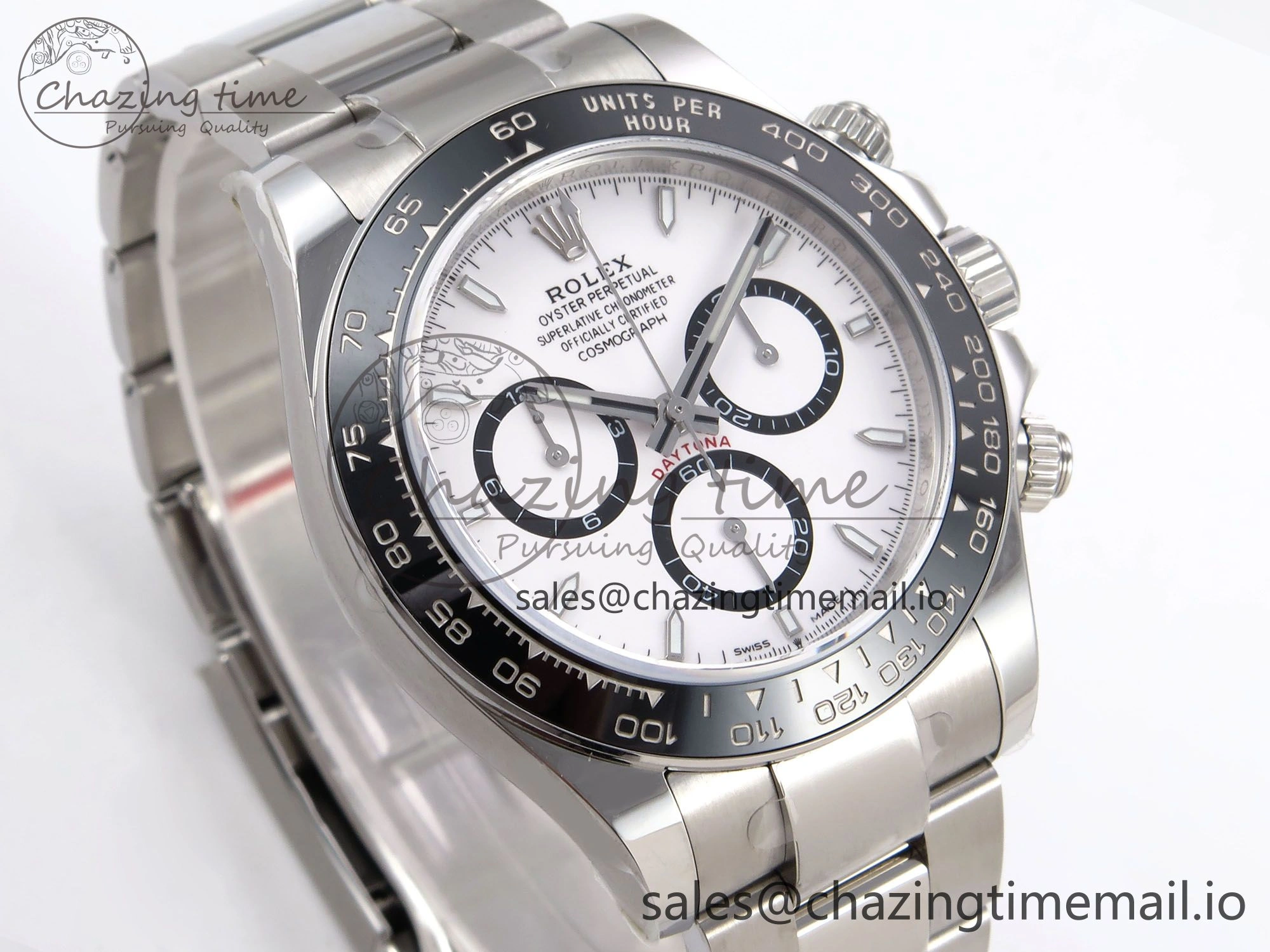 AllSeason Daytona 126500 APF 1:1 Best Edition 904L Steel White Dial on SS Oyster Bracelet DD 1113