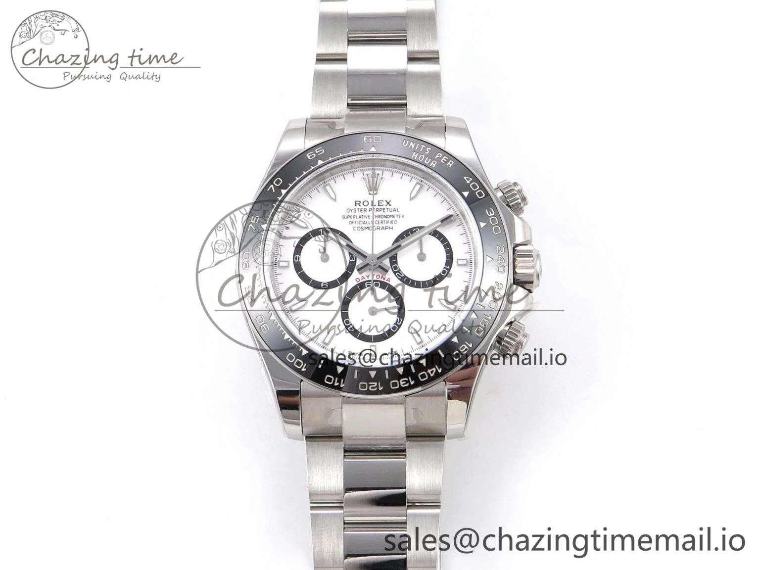 AllSeason Daytona 126500 APF 1:1 Best Edition 904L Steel White Dial on SS Oyster Bracelet DD 1113