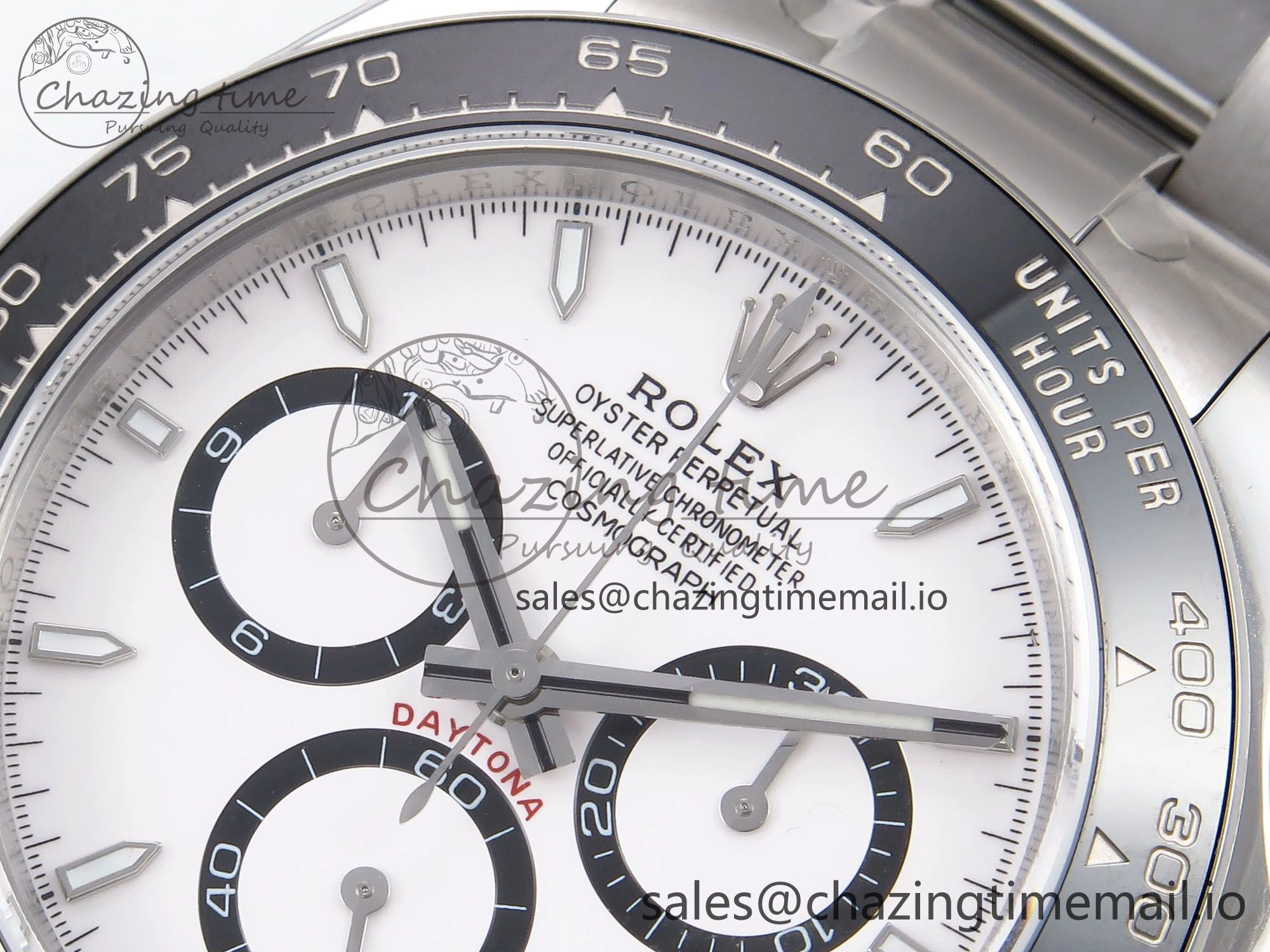AllSeason Daytona 126500 APF 1:1 Best Edition 904L Steel White Dial on SS Oyster Bracelet DD 1113