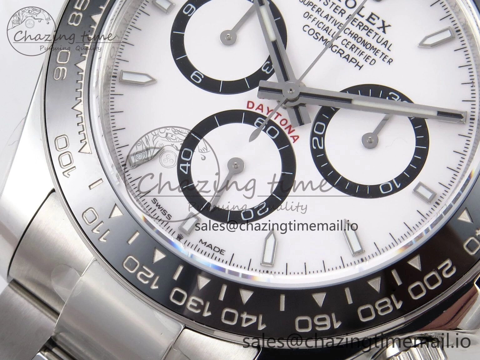 AllSeason Daytona 126500 APF 1:1 Best Edition 904L Steel White Dial on SS Oyster Bracelet DD 1113