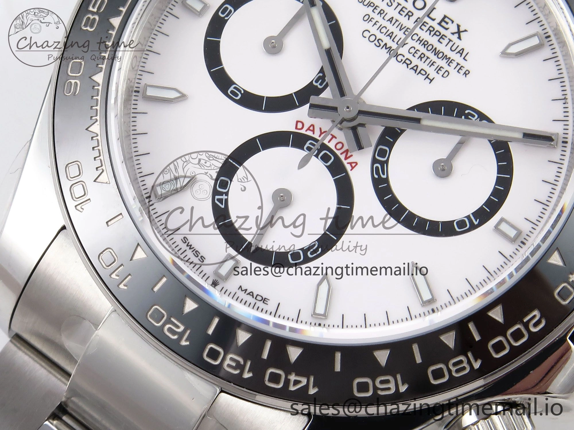 AllSeason Daytona 126500 APF 1:1 Best Edition 904L Steel White Dial on SS Oyster Bracelet DD 1113