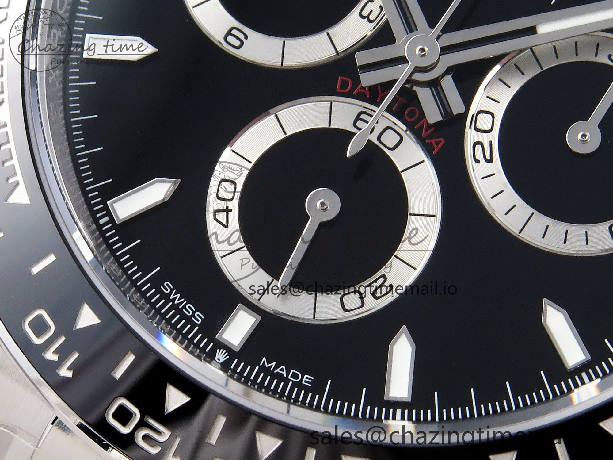 Daytona 126500 APSF 1:1 Best Edition 904L Steel Black Dial on SS Braclet SH Premium 1277