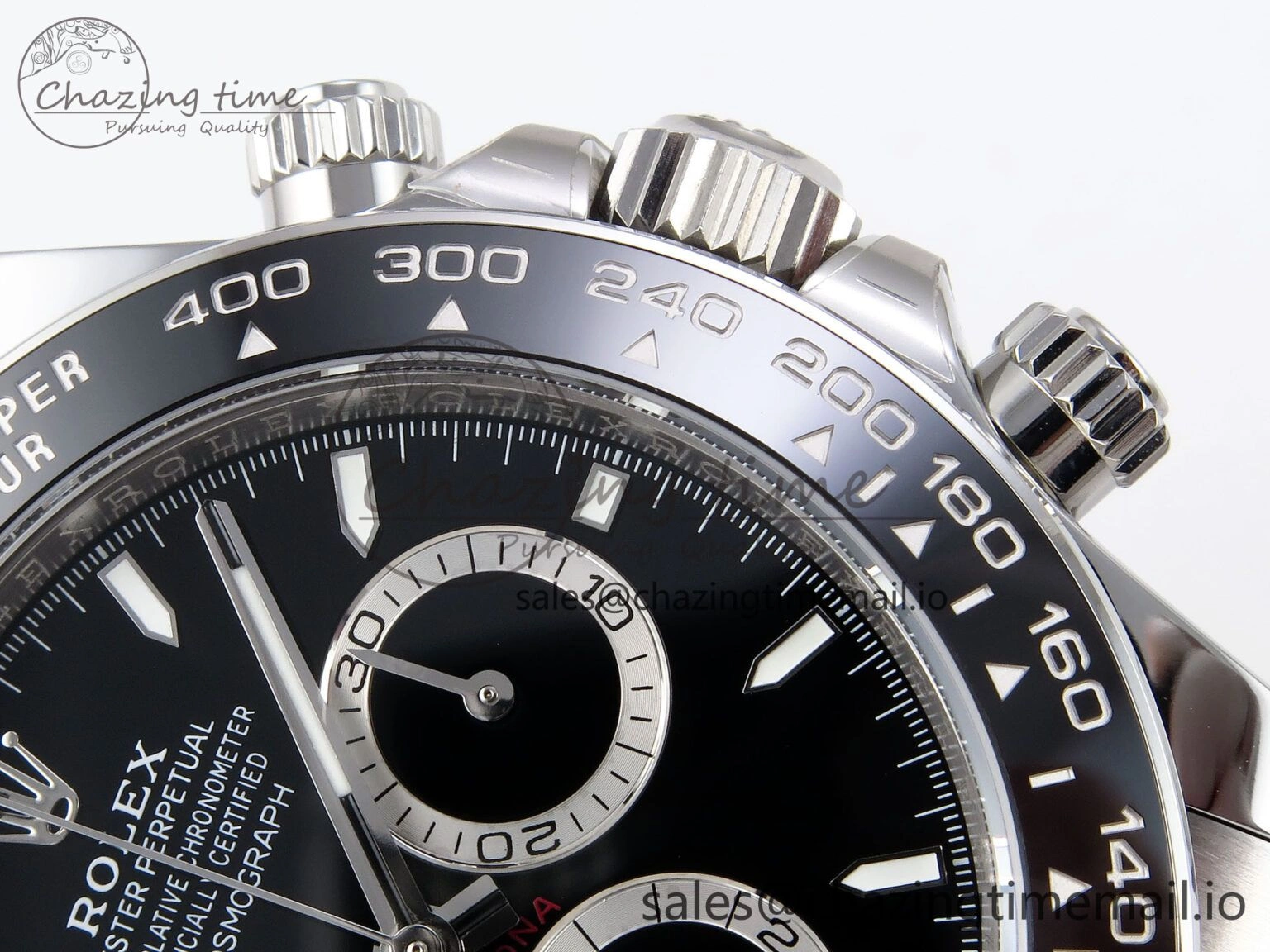 Daytona 126500 APSF 1:1 Best Edition 904L Steel Black Dial on SS Braclet SH Premium 1277
