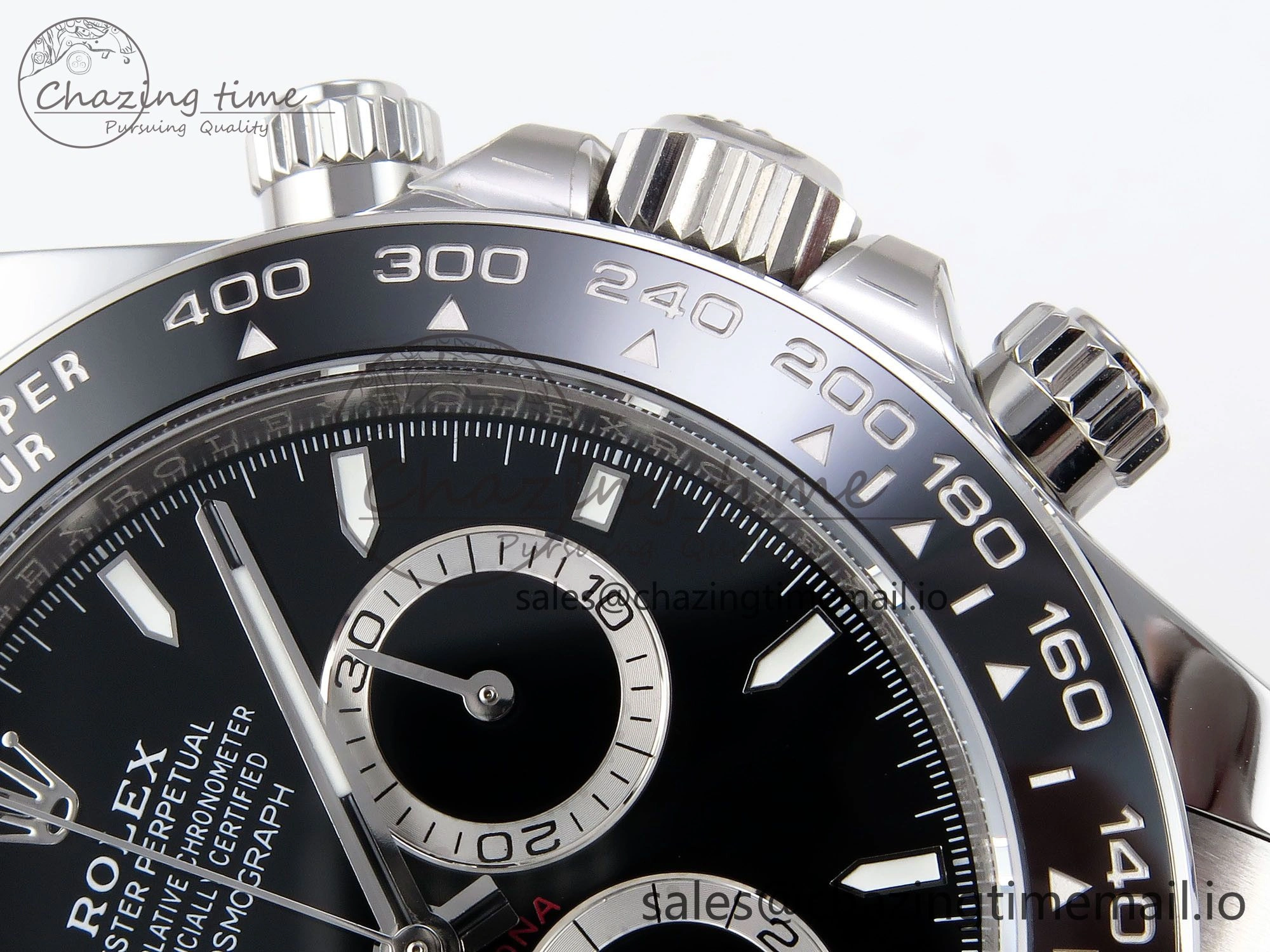 Daytona 126500 APSF 1:1 Best Edition 904L Steel Black Dial on SS Braclet SH Premium 1277