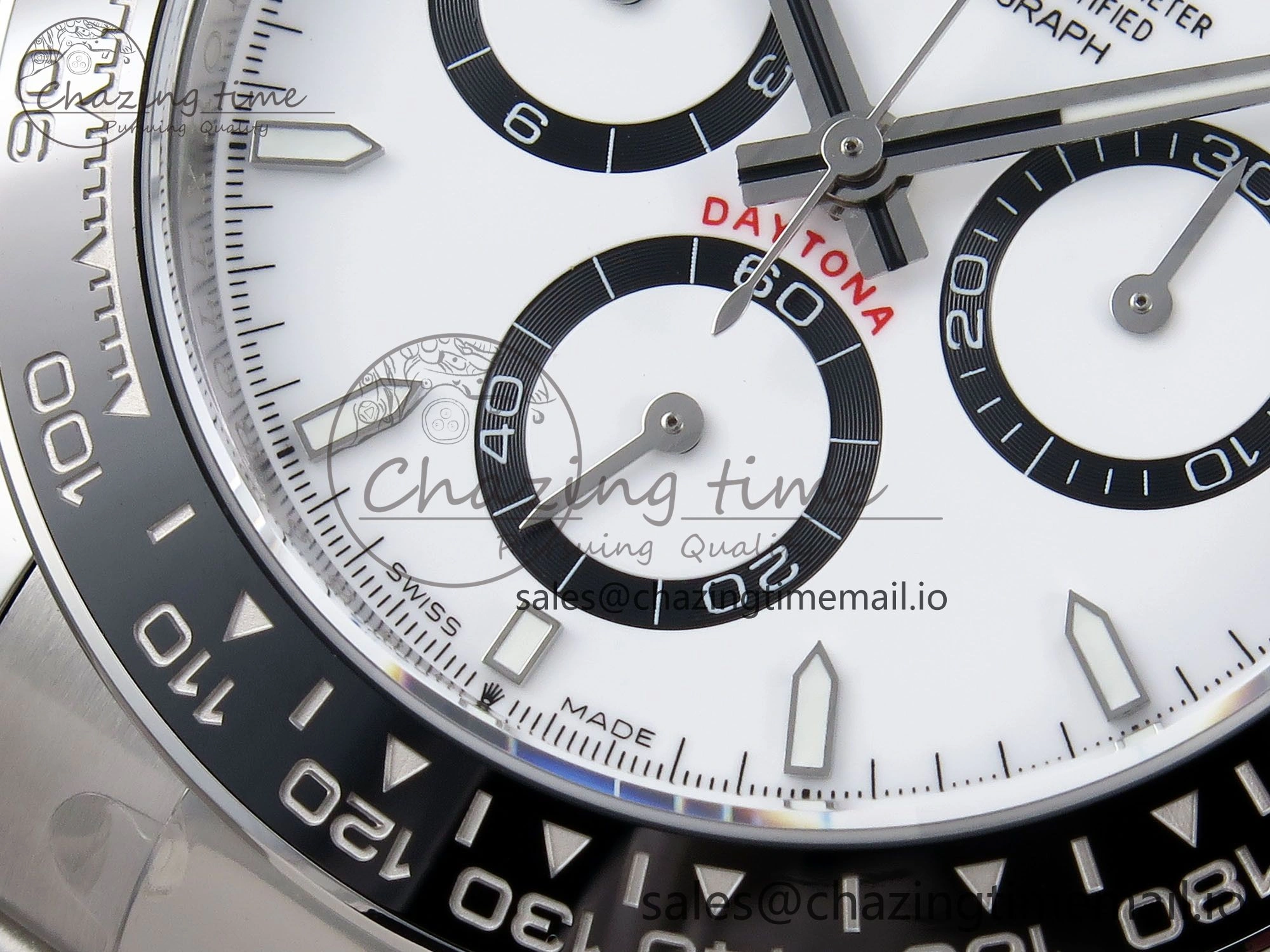 Classic Daytona 126500 APSF 1:1 Best Edition 904L Steel White Dial on SS Braclet SH 1280