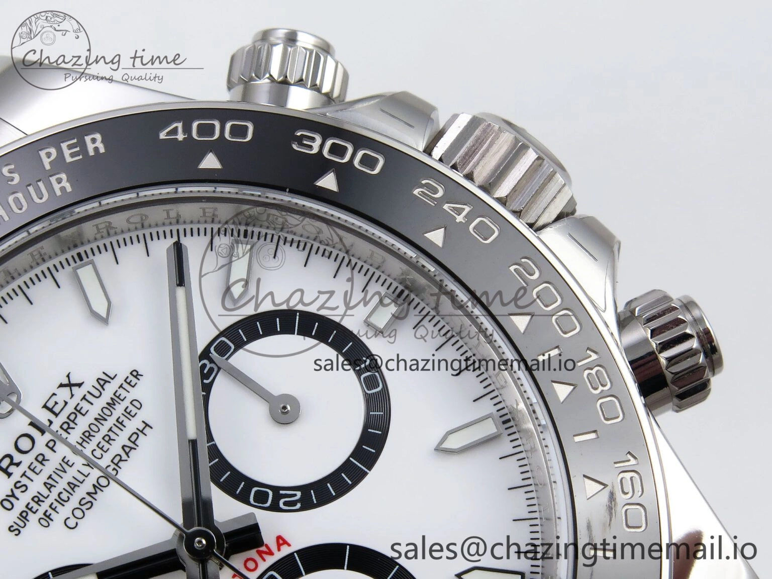 Classic Daytona 126500 APSF 1:1 Best Edition 904L Steel White Dial on SS Braclet SH 1280