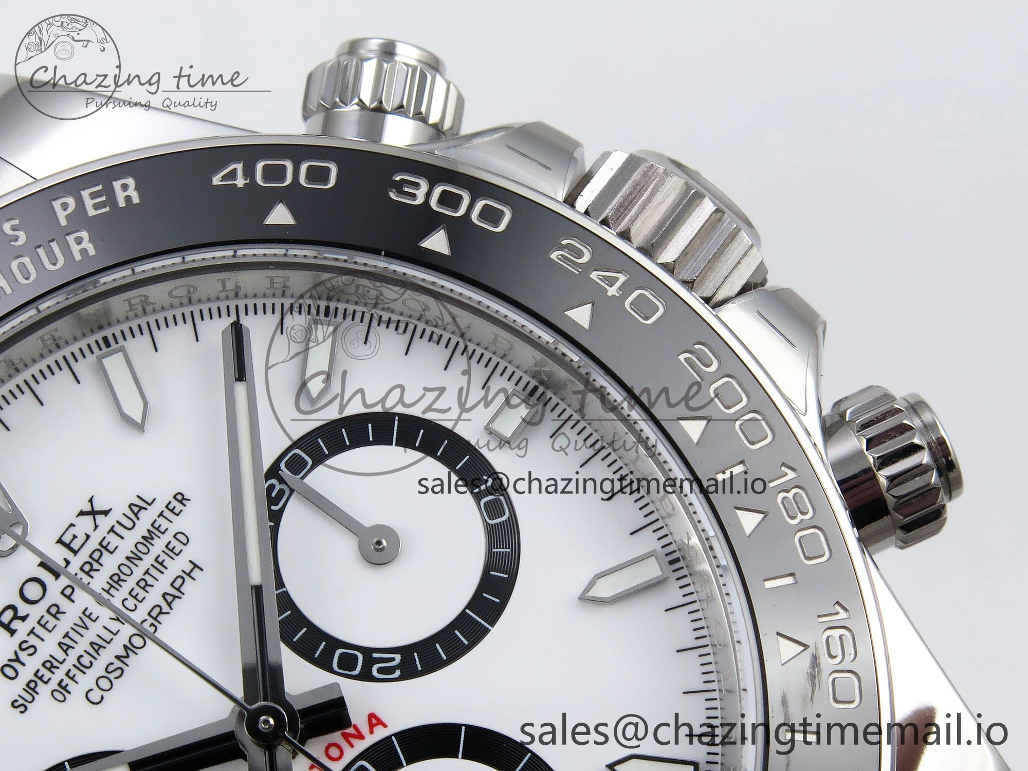 Classic Daytona 126500 APSF 1:1 Best Edition 904L Steel White Dial on SS Braclet SH 1280
