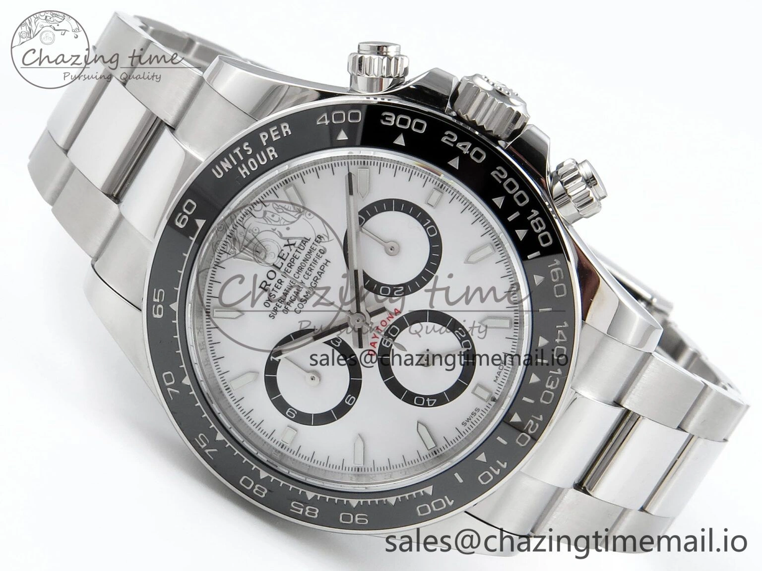 Daytona 126500 APSF 1:1 Best Edition White Dial on SS Braclet SH ZeroBulk 727