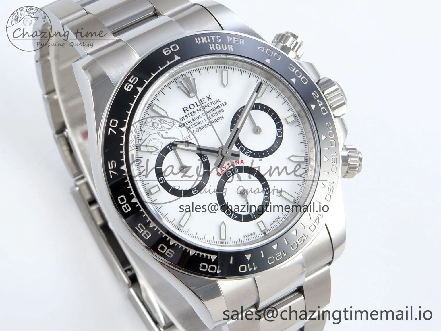 Daytona 126500 APSF 1:1 Best Edition White Dial on SS Braclet SH ZeroBulk 727