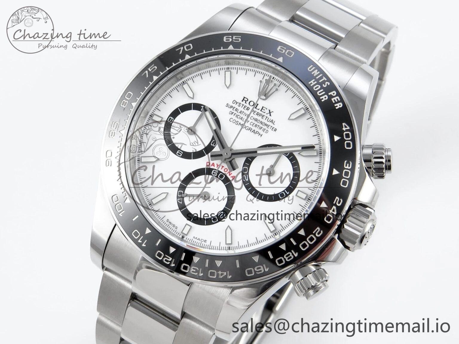 Daytona 126500 APSF 1:1 Best Edition White Dial on SS Braclet SH ZeroBulk 727