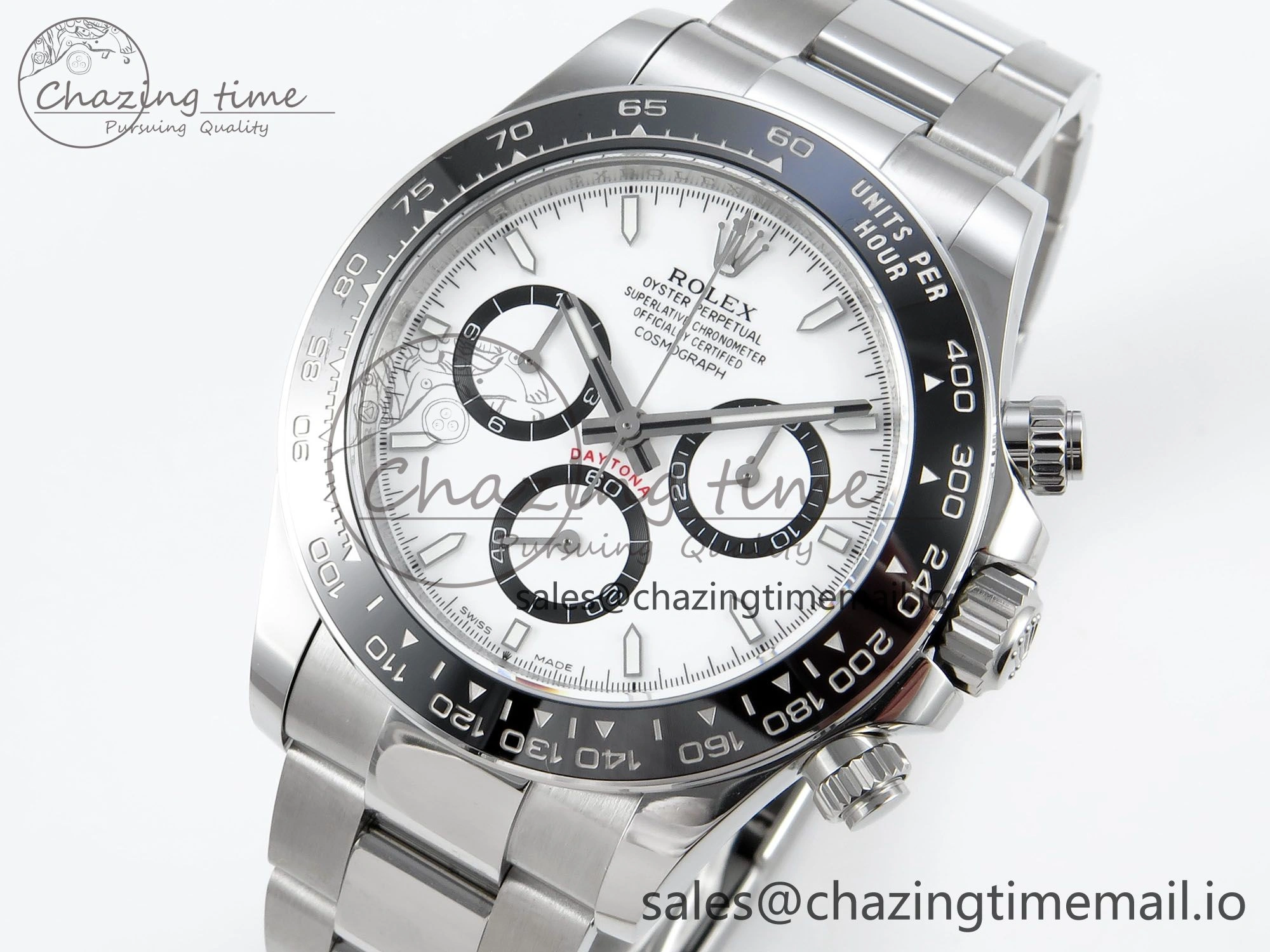 Daytona 126500 APSF 1:1 Best Edition White Dial on SS Braclet SH ZeroBulk 727