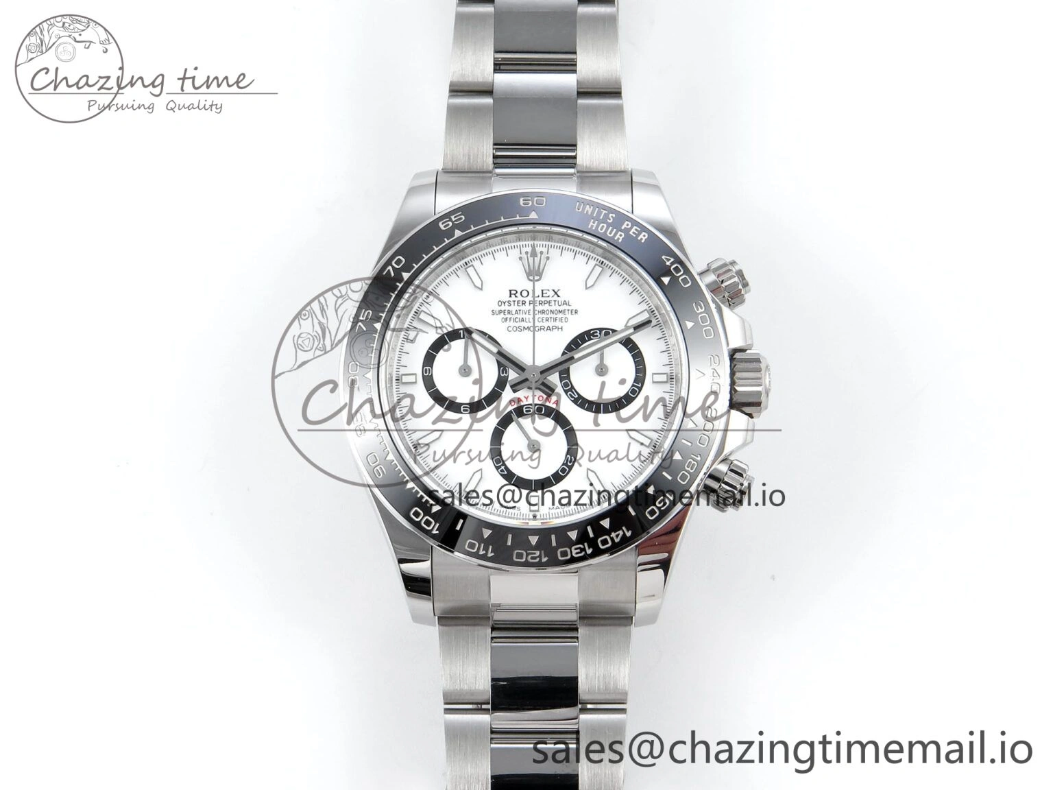 Daytona 126500 APSF 1:1 Best Edition White Dial on SS Braclet SH ZeroBulk 727