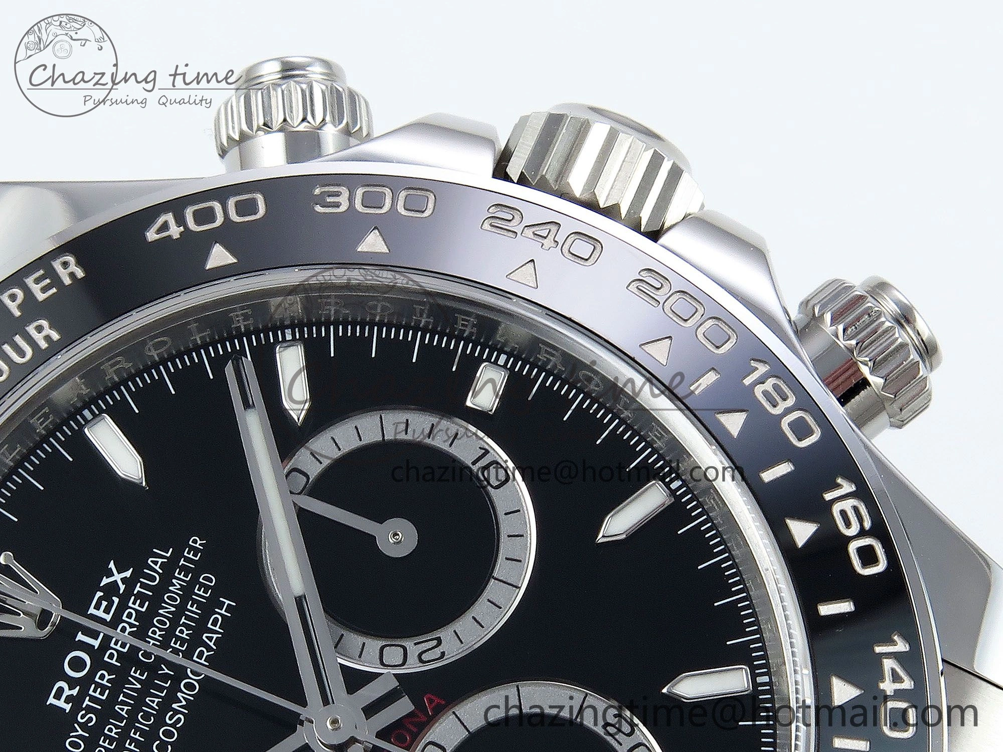 Packable Daytona 126500 Clean 1:1 Best Edition 904L SS Case and Bracelet Black Dial DD 256