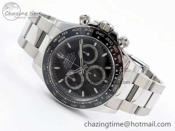 Packable Daytona 126500 Clean 1:1 Best Edition 904L SS Case and Bracelet Black Dial DD 256