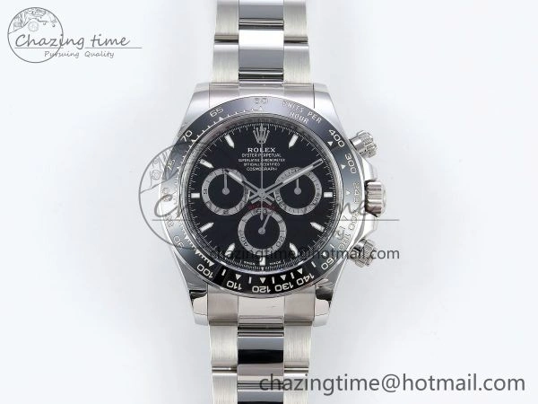 Packable Daytona 126500 Clean 1:1 Best Edition 904L SS Case and Bracelet Black Dial DD 256