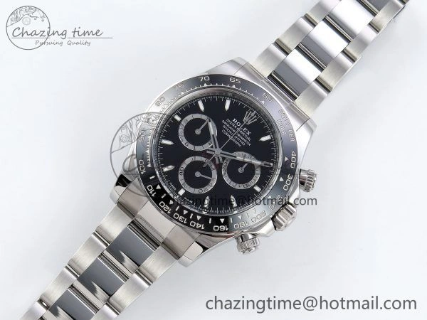 Packable Daytona 126500 Clean 1:1 Best Edition 904L SS Case and Bracelet Black Dial DD 256