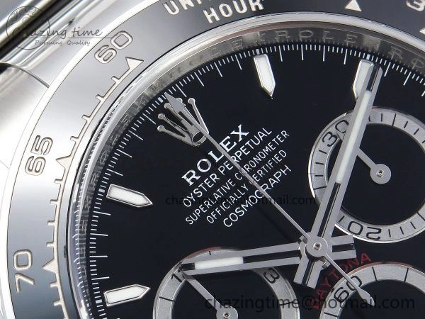 Packable Daytona 126500 Clean 1:1 Best Edition 904L SS Case and Bracelet Black Dial DD 256