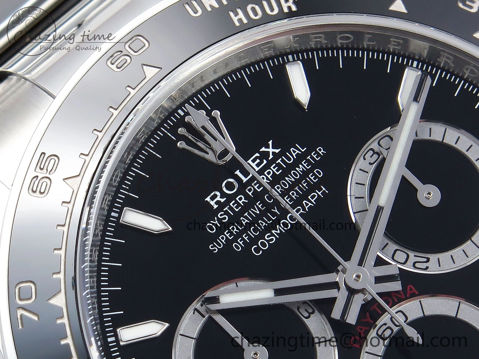 Packable Daytona 126500 Clean 1:1 Best Edition 904L SS Case and Bracelet Black Dial DD 256