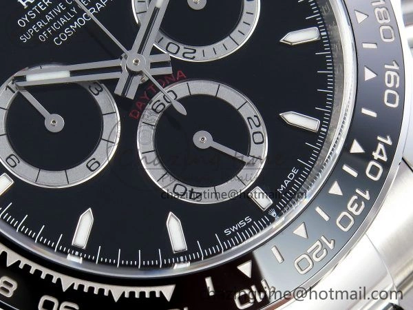 Packable Daytona 126500 Clean 1:1 Best Edition 904L SS Case and Bracelet Black Dial DD 256