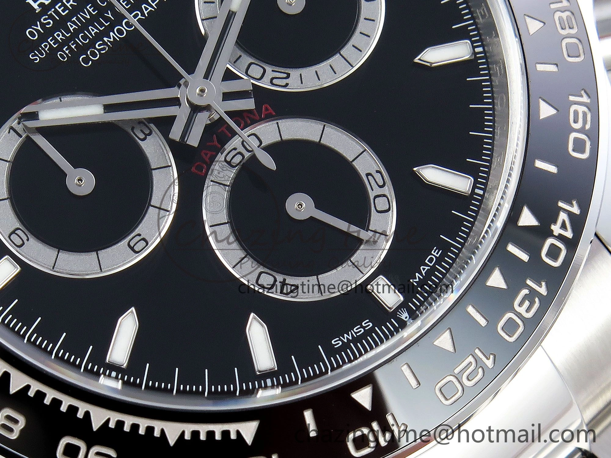 Packable Daytona 126500 Clean 1:1 Best Edition 904L SS Case and Bracelet Black Dial DD 256