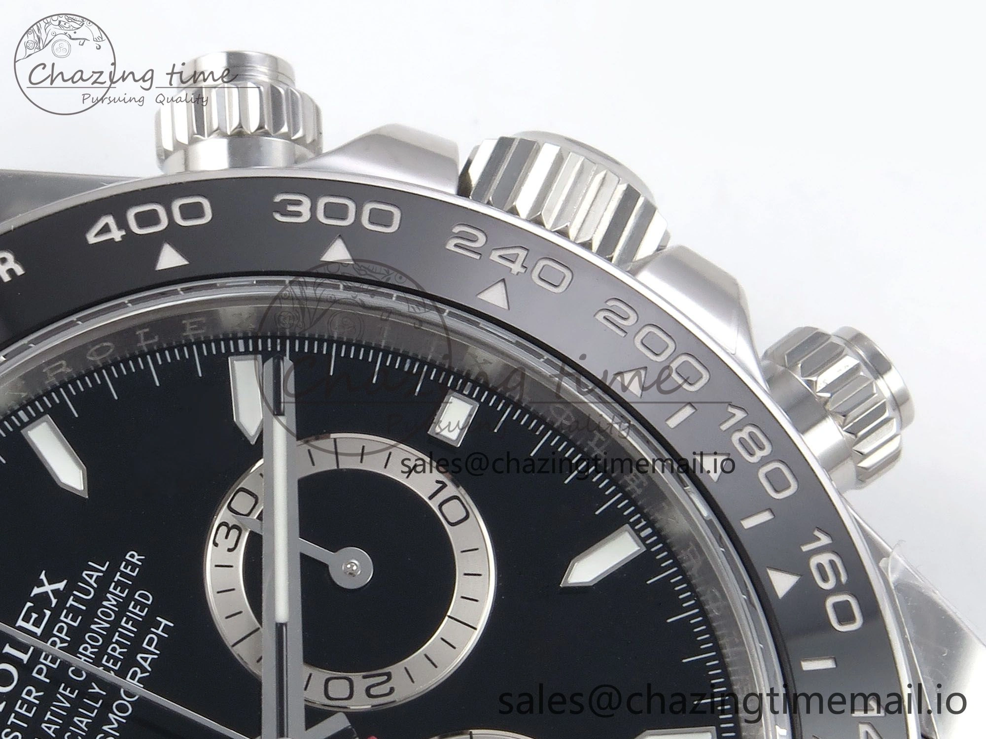 FashionForward Daytona 126500 EWEF 1:1 Best Edition 904L Steel Black Dial on SS Bracelet SA 1183