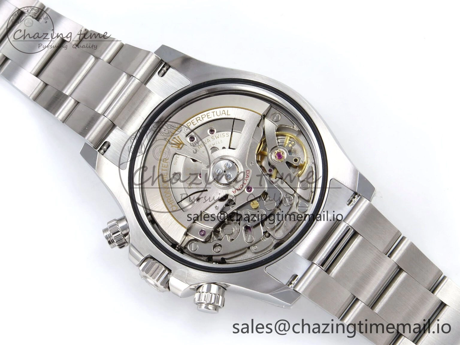 BestValue Daytona 126500 EWEF 1:1 Best Edition 904L Steel White Dial on SS Bracelet SA 1181