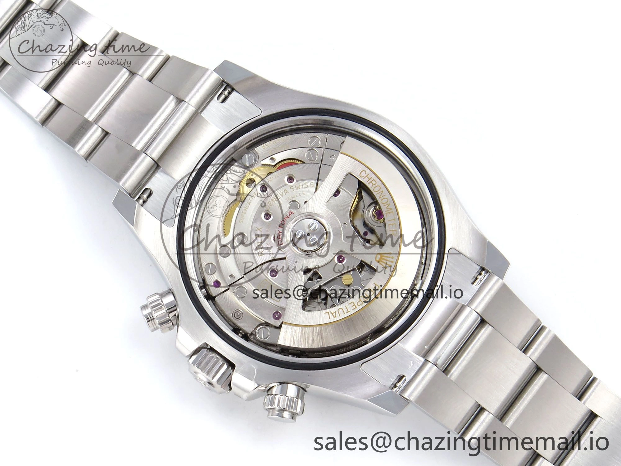 BestValue Daytona 126500 EWEF 1:1 Best Edition 904L Steel White Dial on SS Bracelet SA 1181