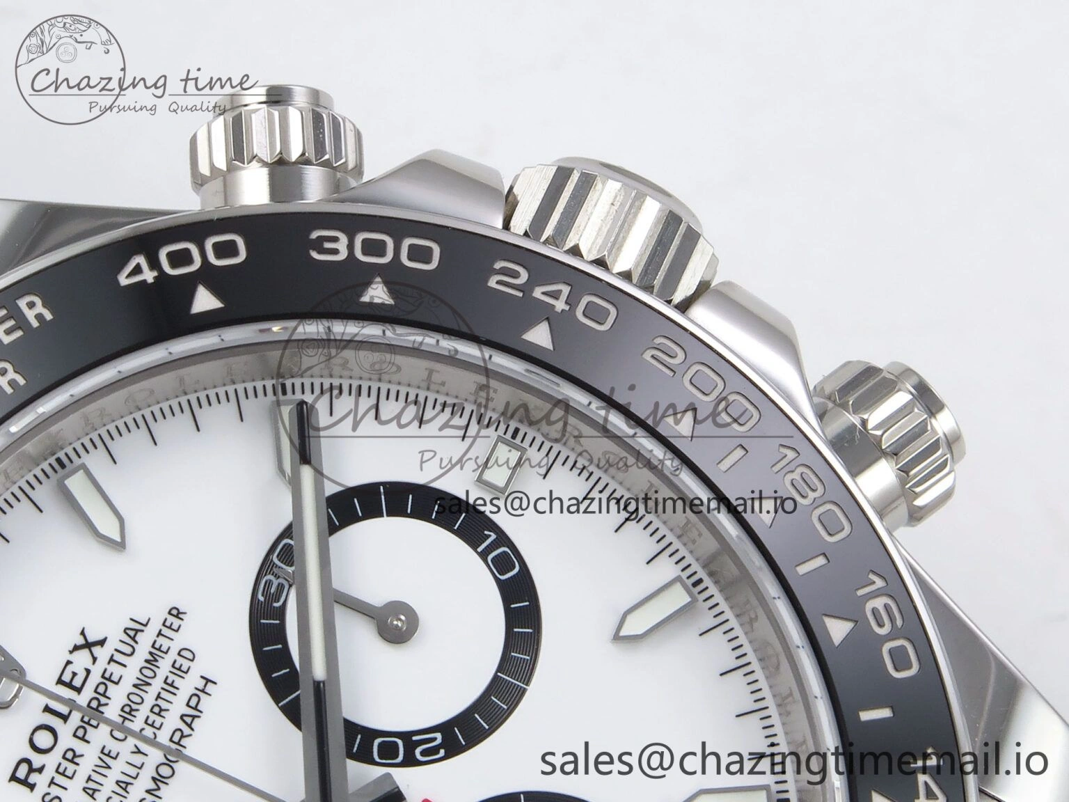 BestValue Daytona 126500 EWEF 1:1 Best Edition 904L Steel White Dial on SS Bracelet SA 1181