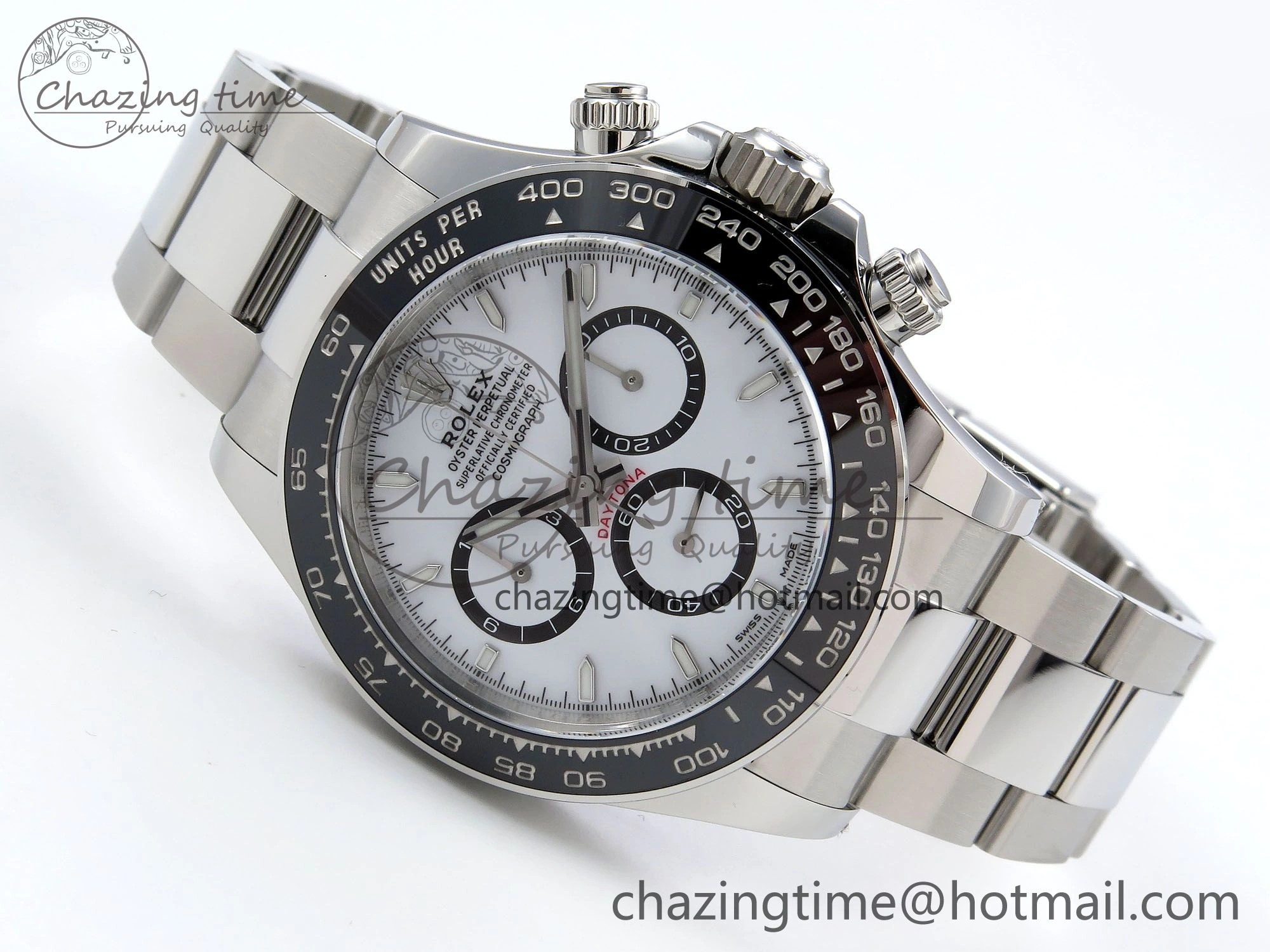 Daytona 126500 Panda Clean 1:1 Best Edition 904L SS Case and Bracelet White Dial DD QuickDry 257