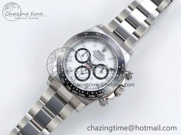 Daytona 126500 Panda Clean 1:1 Best Edition 904L SS Case and Bracelet White Dial DD QuickDry 257