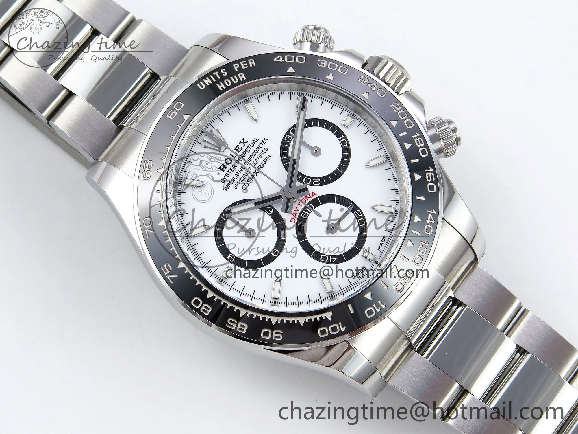 Daytona 126500 Panda Clean 1:1 Best Edition 904L SS Case and Bracelet White Dial DD QuickDry 257