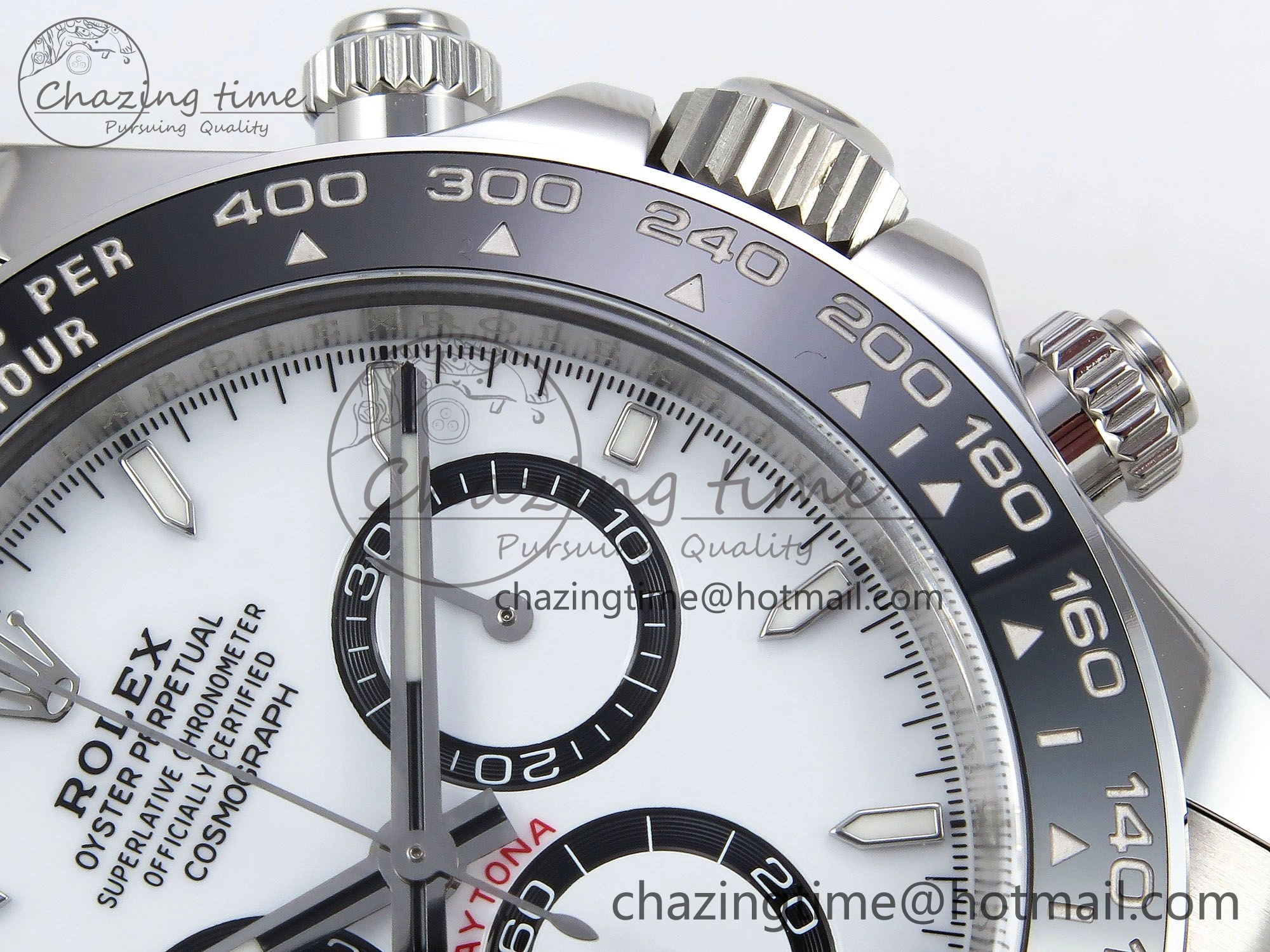 Daytona 126500 Panda Clean 1:1 Best Edition 904L SS Case and Bracelet White Dial DD QuickDry 257