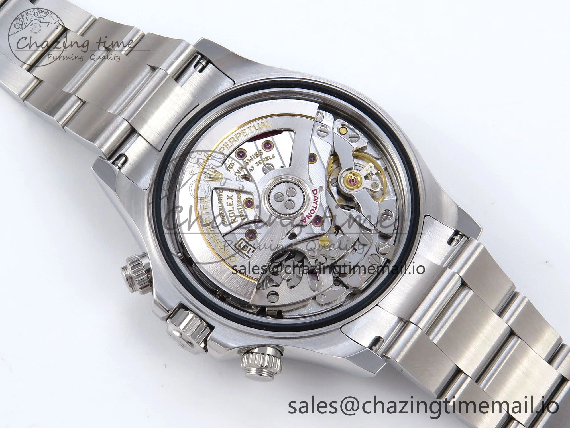 Daytona 126500 QF+ 1:1 Best Edition 904L Steel Black Dial on SS Bracelet SH Effortless 863