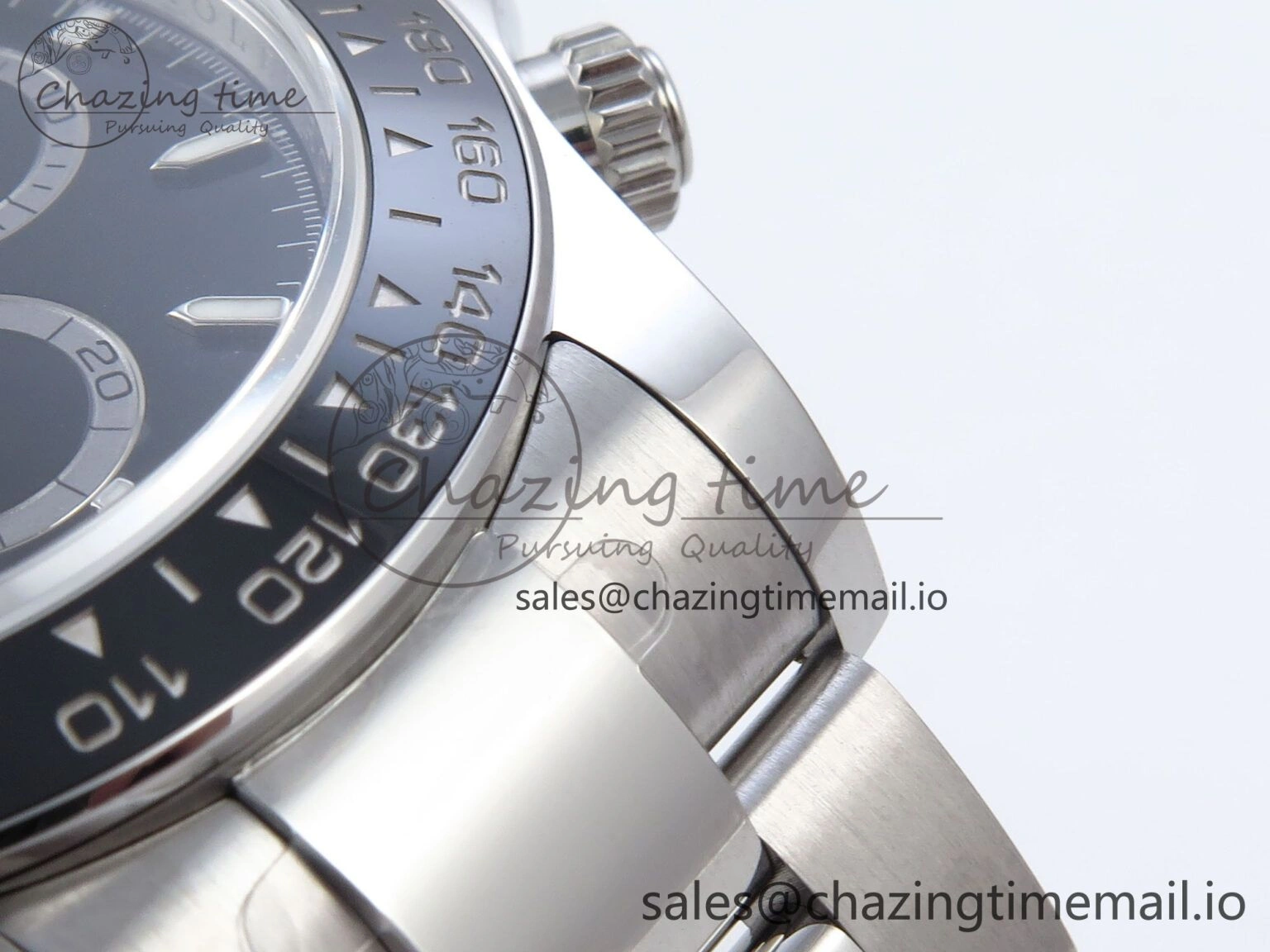 Daytona 126500 QF+ 1:1 Best Edition 904L Steel Black Dial on SS Bracelet SH Effortless 863