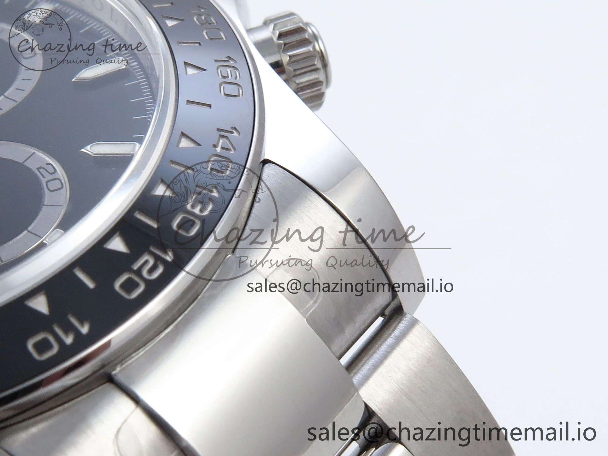 Daytona 126500 QF+ 1:1 Best Edition 904L Steel Black Dial on SS Bracelet SH Effortless 863