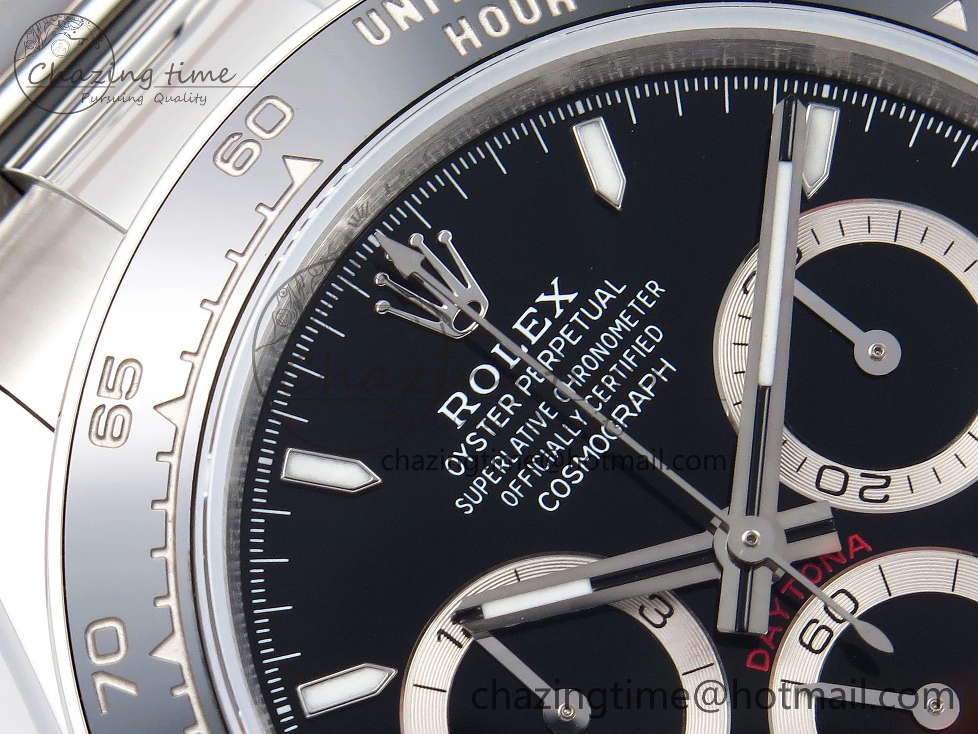 BestValue Daytona 126500 QF 1:1 Best Edition 904L Steel Black Dial on SS Braclet SH4131 V 1296