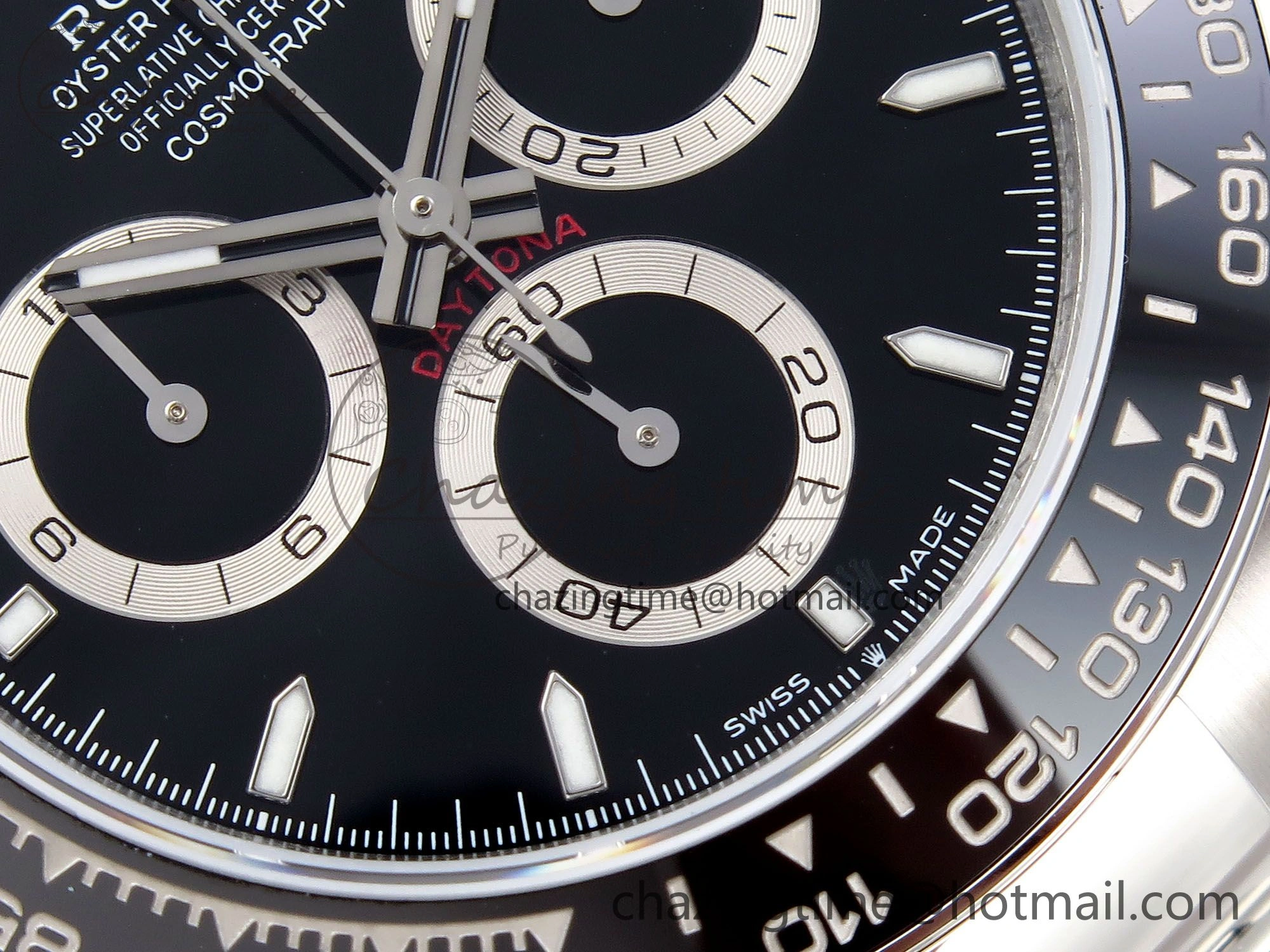 BestValue Daytona 126500 QF 1:1 Best Edition 904L Steel Black Dial on SS Braclet SH4131 V 1296