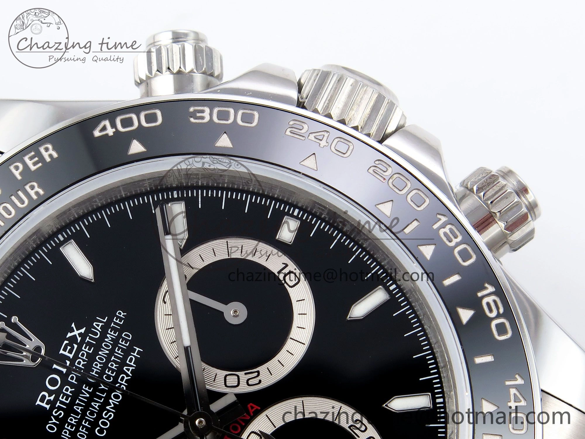 BestValue Daytona 126500 QF 1:1 Best Edition 904L Steel Black Dial on SS Braclet SH4131 V 1296