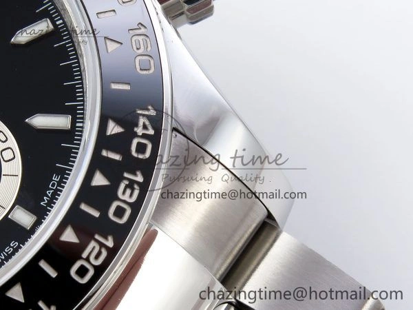 BestValue Daytona 126500 QF 1:1 Best Edition 904L Steel Black Dial on SS Braclet SH4131 V 1296