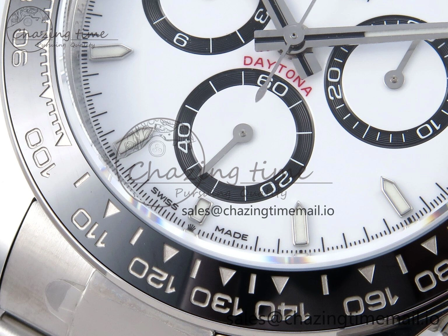 TravelReady Daytona 126500 QF+ 1:1 Best Edition 904L Steel White Dial on SS Bracelet SH 862