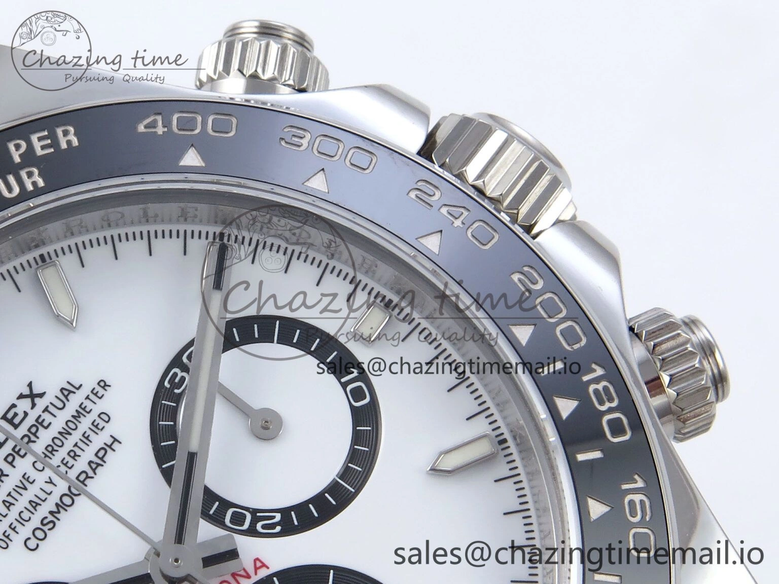 TravelReady Daytona 126500 QF+ 1:1 Best Edition 904L Steel White Dial on SS Bracelet SH 862
