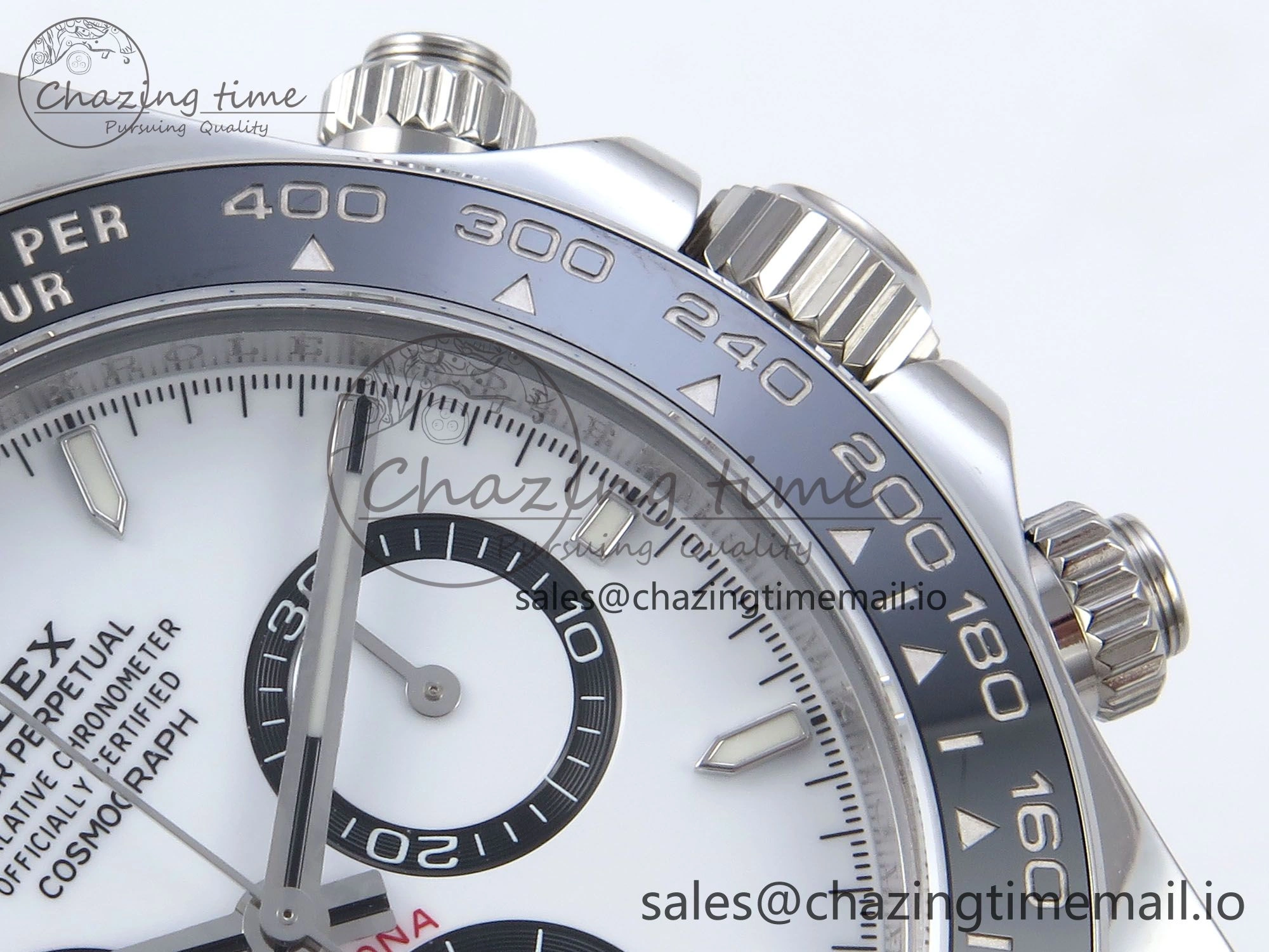 TravelReady Daytona 126500 QF+ 1:1 Best Edition 904L Steel White Dial on SS Bracelet SH 862