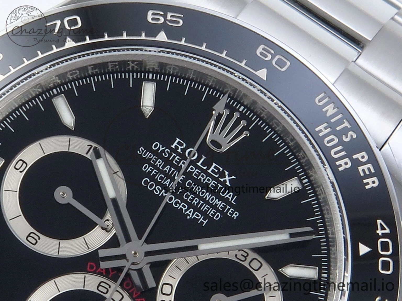 Daytona 126500 QF 1:1 Best Edition Black Dial on SS Bracelet Strap SH4131 V Neat 722