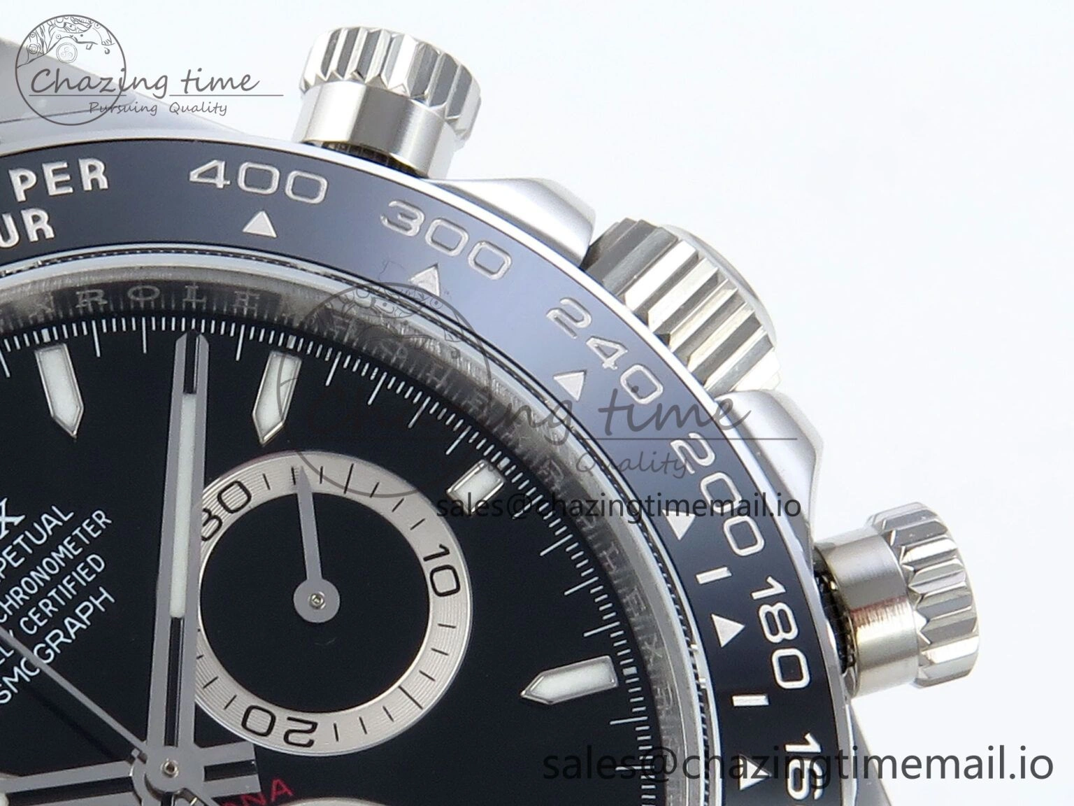Daytona 126500 QF 1:1 Best Edition Black Dial on SS Bracelet Strap SH4131 V Neat 722