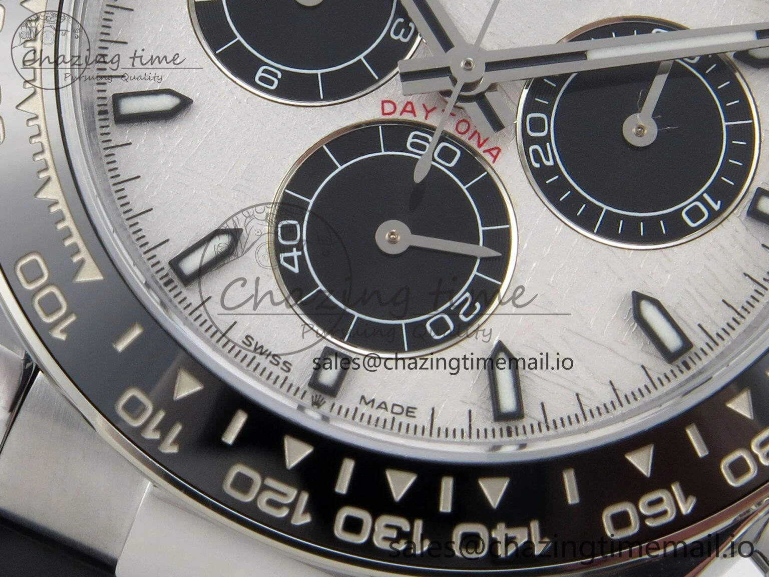 Daytona 126500 QF 1:1 Best Edition Meteorite Stick Dial on Oysterflex Strap SH4131 V10(Gain Weight) OdorResistant 56