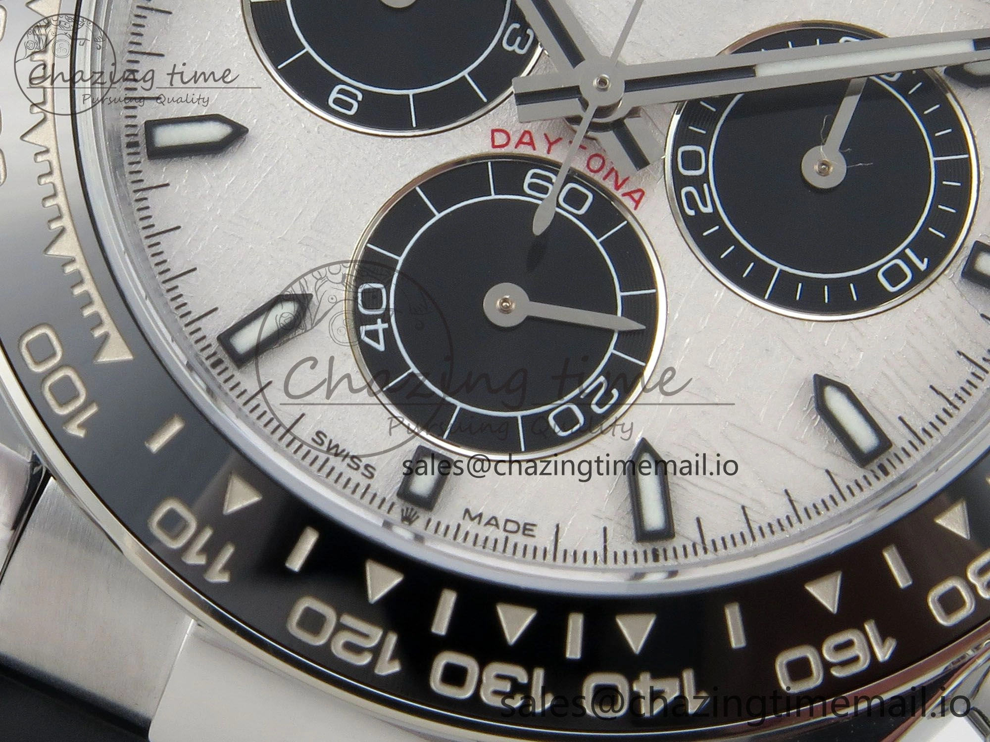 Daytona 126500 QF 1:1 Best Edition Meteorite Stick Dial on Oysterflex Strap SH4131 V10(Gain Weight) OdorResistant 56
