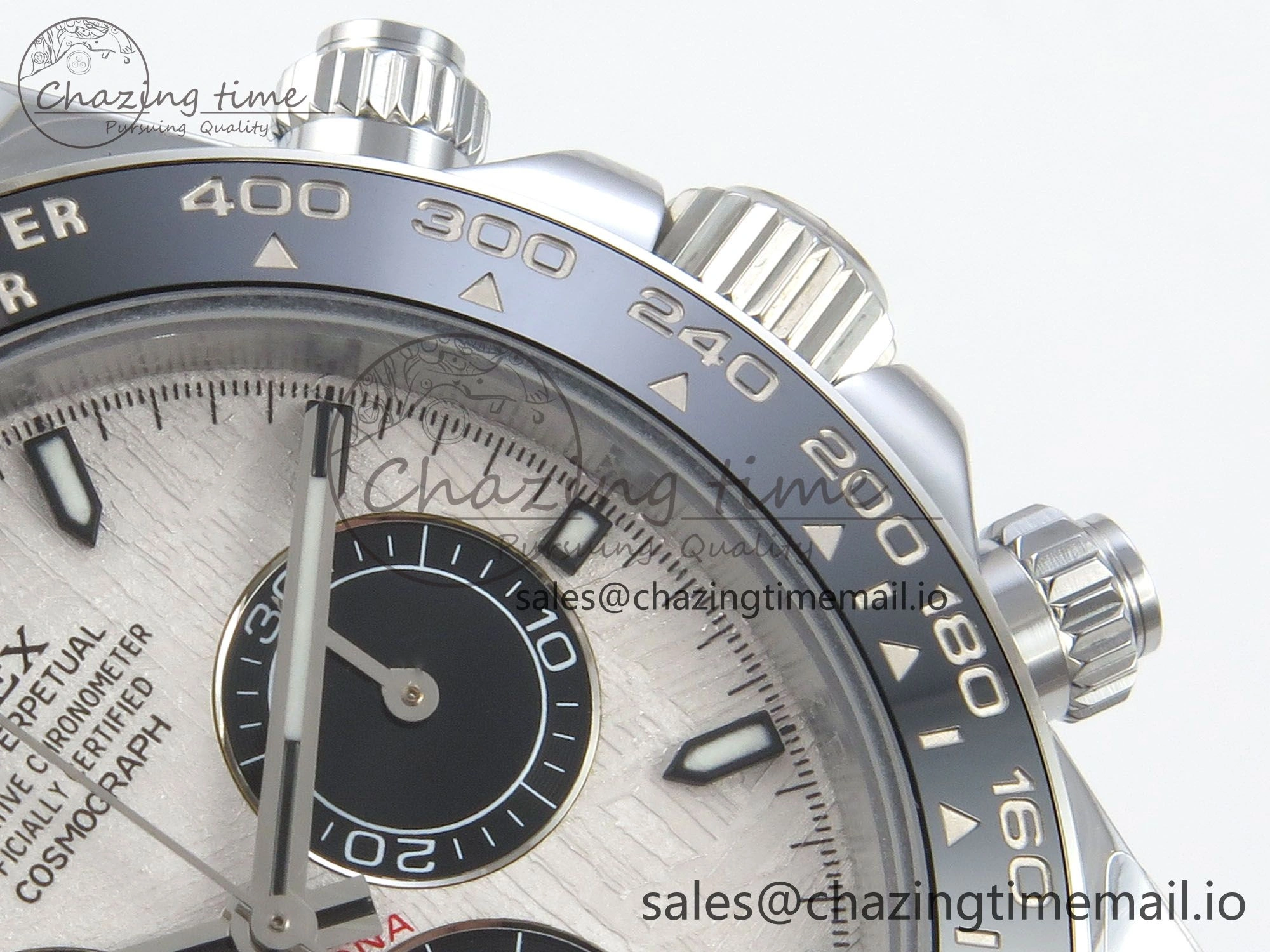 Daytona 126500 QF 1:1 Best Edition Meteorite Stick Dial on Oysterflex Strap SH4131 V10(Gain Weight) OdorResistant 56