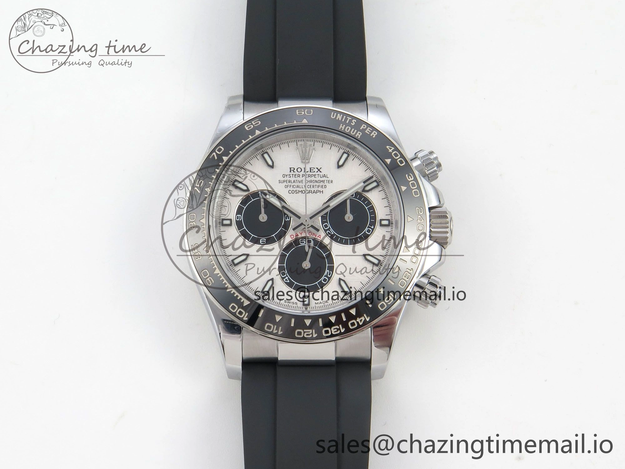 Daytona 126500 QF 1:1 Best Edition Meteorite Stick Dial on Oysterflex Strap SH4131 V10(Gain Weight) OdorResistant 56