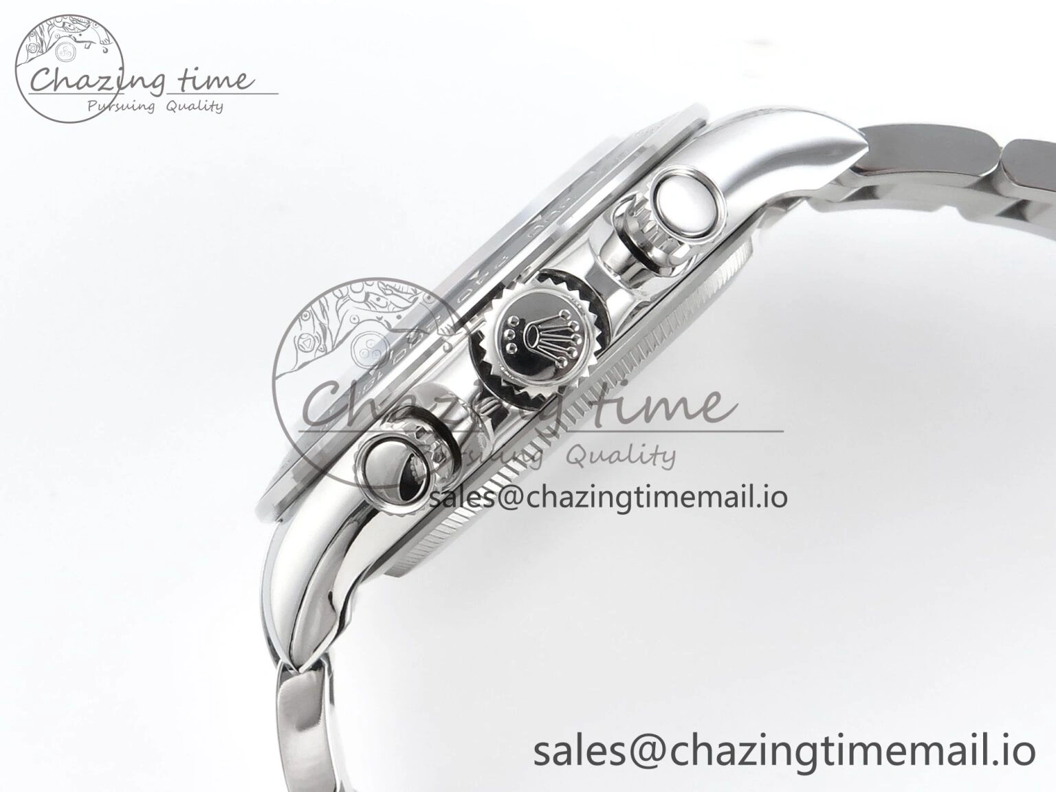 SmartChoice Daytona 126500 QF 1:1 Best Edition White Dial on SS Bracelet Strap SH4131 V 723