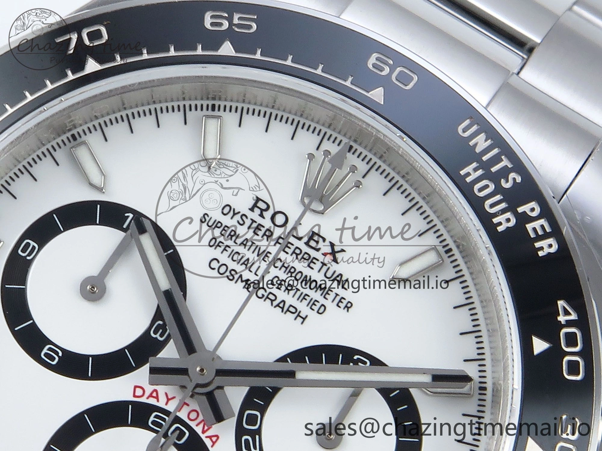SmartChoice Daytona 126500 QF 1:1 Best Edition White Dial on SS Bracelet Strap SH4131 V 723
